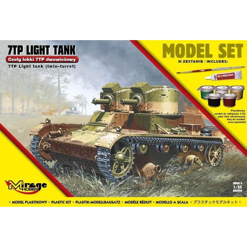 Czolg Lekki 7tp Dwuwiezowy Set
