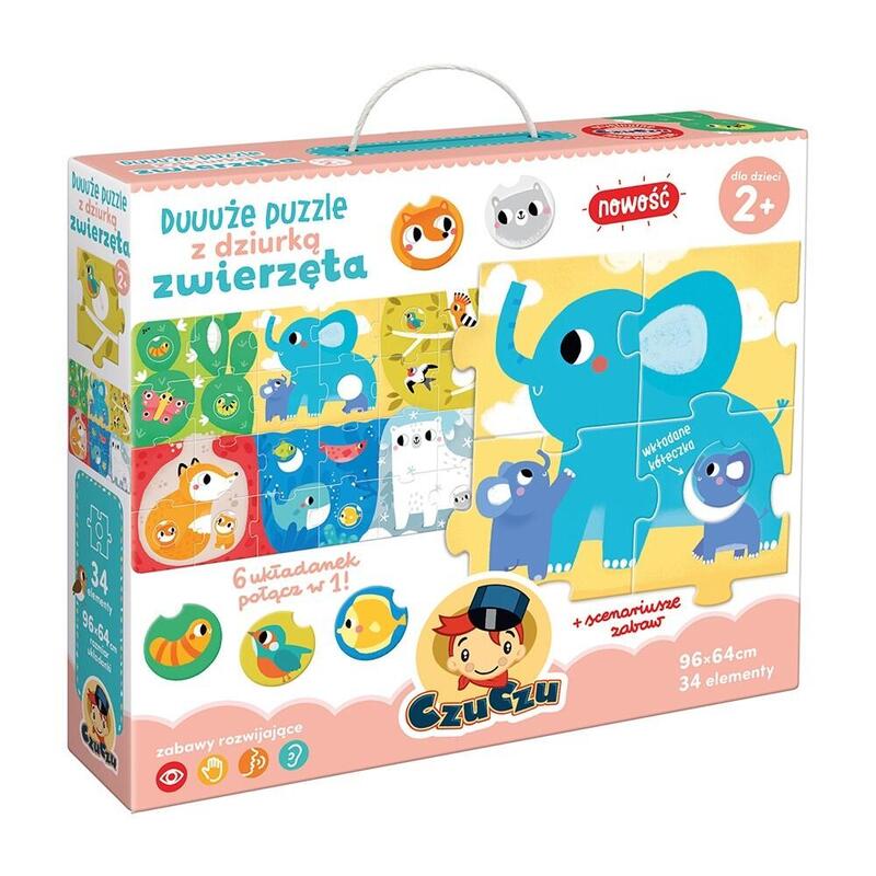 Czuczu Big Puzzle With A Hole - Animals