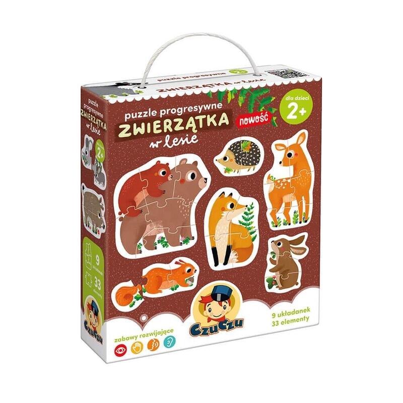 Czuczu Progressive Puzzl E - Animals In The Fore
