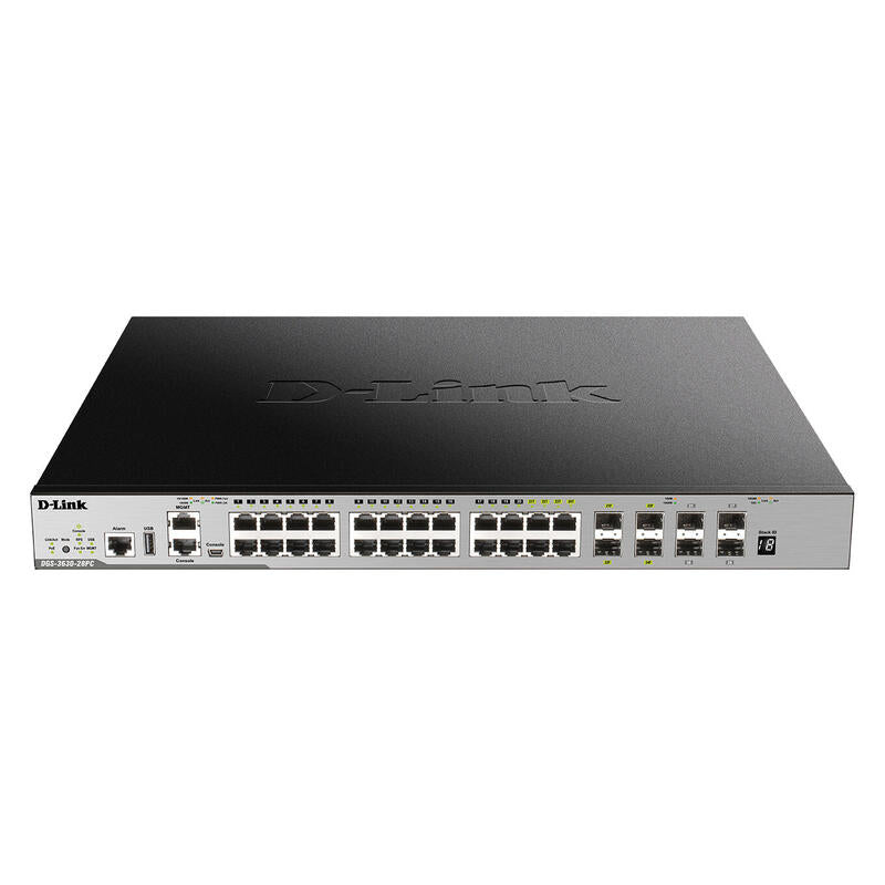 D-Link Dgs-3630-28pc Switch L3 20xgb Poe 4xsfp