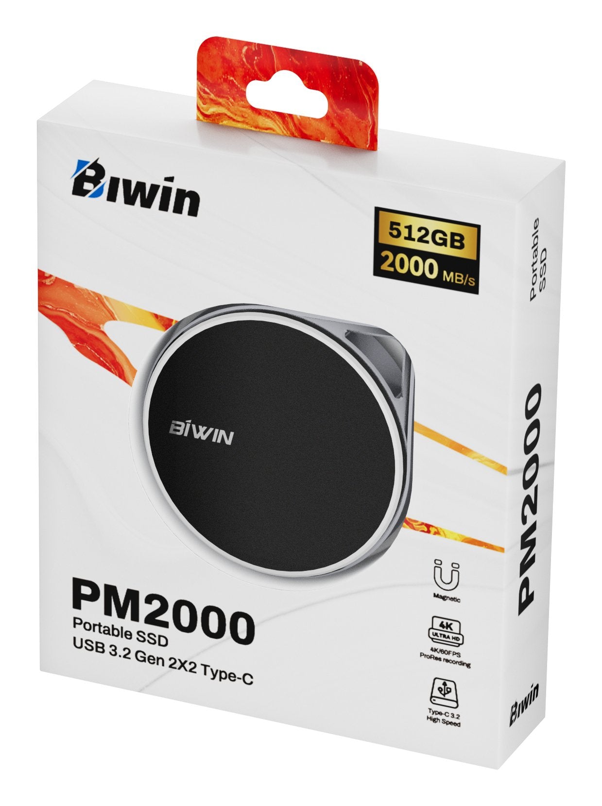 EAN 6955914623651 - Biwin PM2000 512 GB USB Tipo C USB 3.2 Gen 2x2 Negro imagen 12