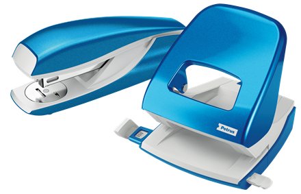 EAN 4049793014906 - Petrus 623593 grapadora Cierre estándar Azul, Blanco imagen 2