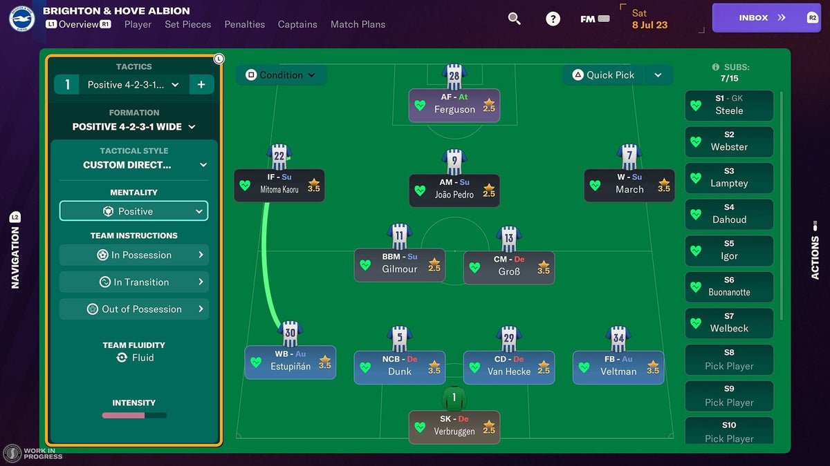 Footbal Manager 2024 Console Edition Ps5 Uk