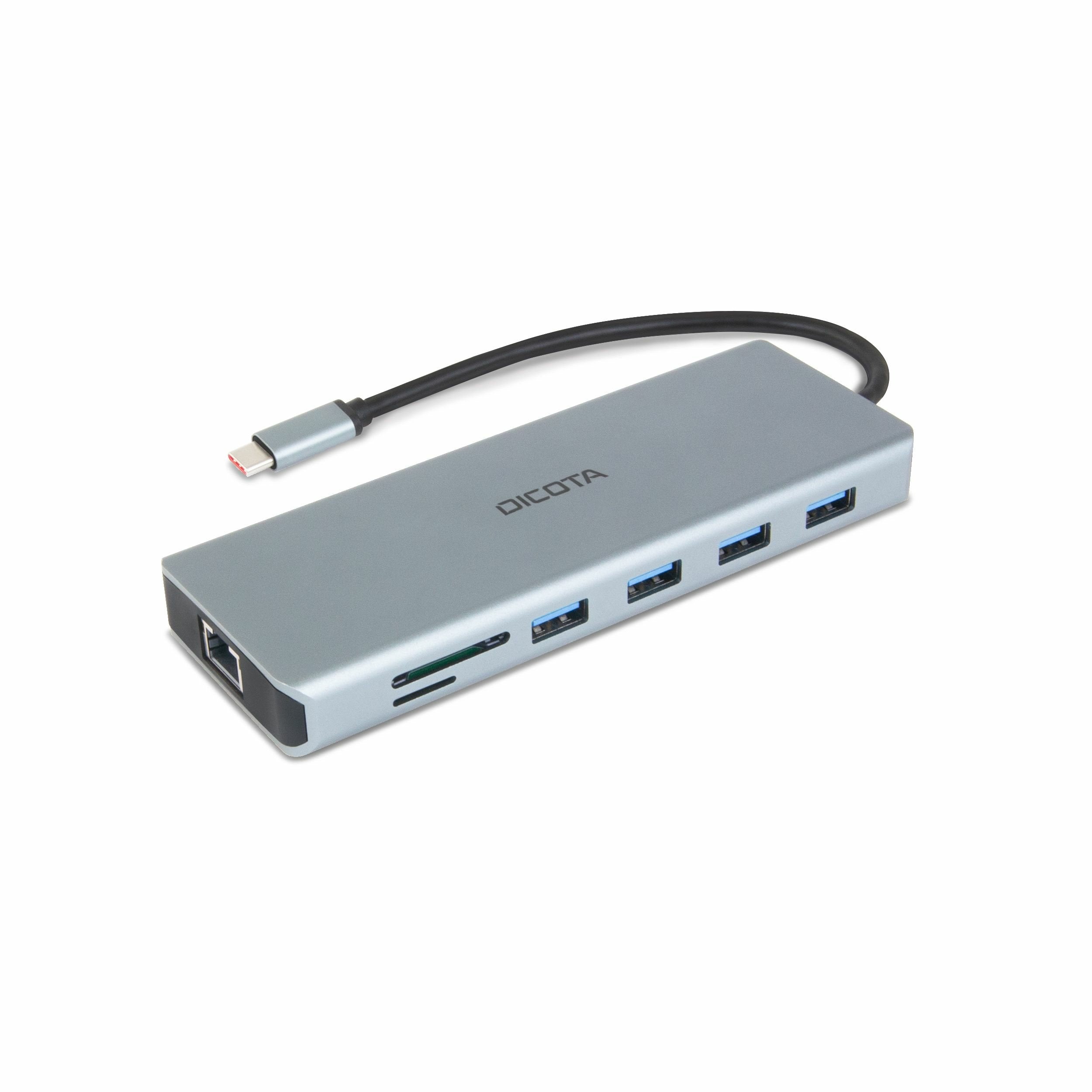 EAN 7640239421424 - DICOTA D32065 hub de interfaz USB 3.2 Gen 1 (3.1 Gen 1) Type-C Plata imagen 1
