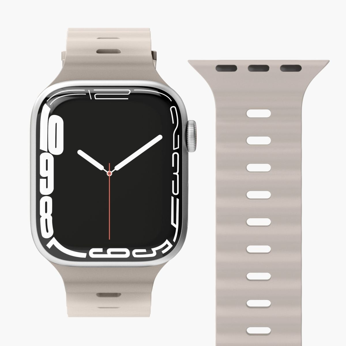 Vonmählen Watchstrap For Apple Ocean Band Funda 2 Band One Cream (Aws00081)