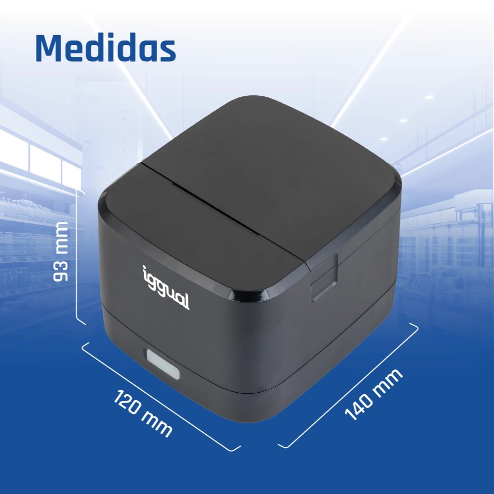 EAN 8435364318836 - iggual TP Easy 58 203 x 203 DPI Alámbrico Transferencia térmica Impresora de recibos imagen 18