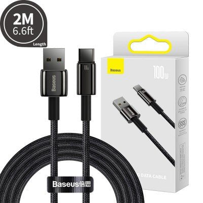 EAN 6932172618094 - Baseus CAWJ000101 cable USB USB 2.0 2 m USB C Negro imagen 1