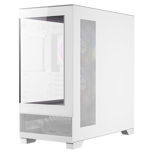 Caja Minitorre Microatx Cx500m Rgb Blanco Antec Int:2x3.5,1x2.5/ 2xusb3.0, 1xusb3.2 Tipo C/ Audio In/Out/ Panel De Cristal Templado