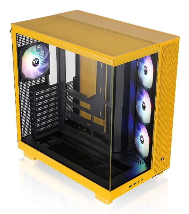 Thermaltake View 380 Xl Tg Argb (Dunkelamarillo, Tempered Glass X 2) Ca-11e-00m4wn-00