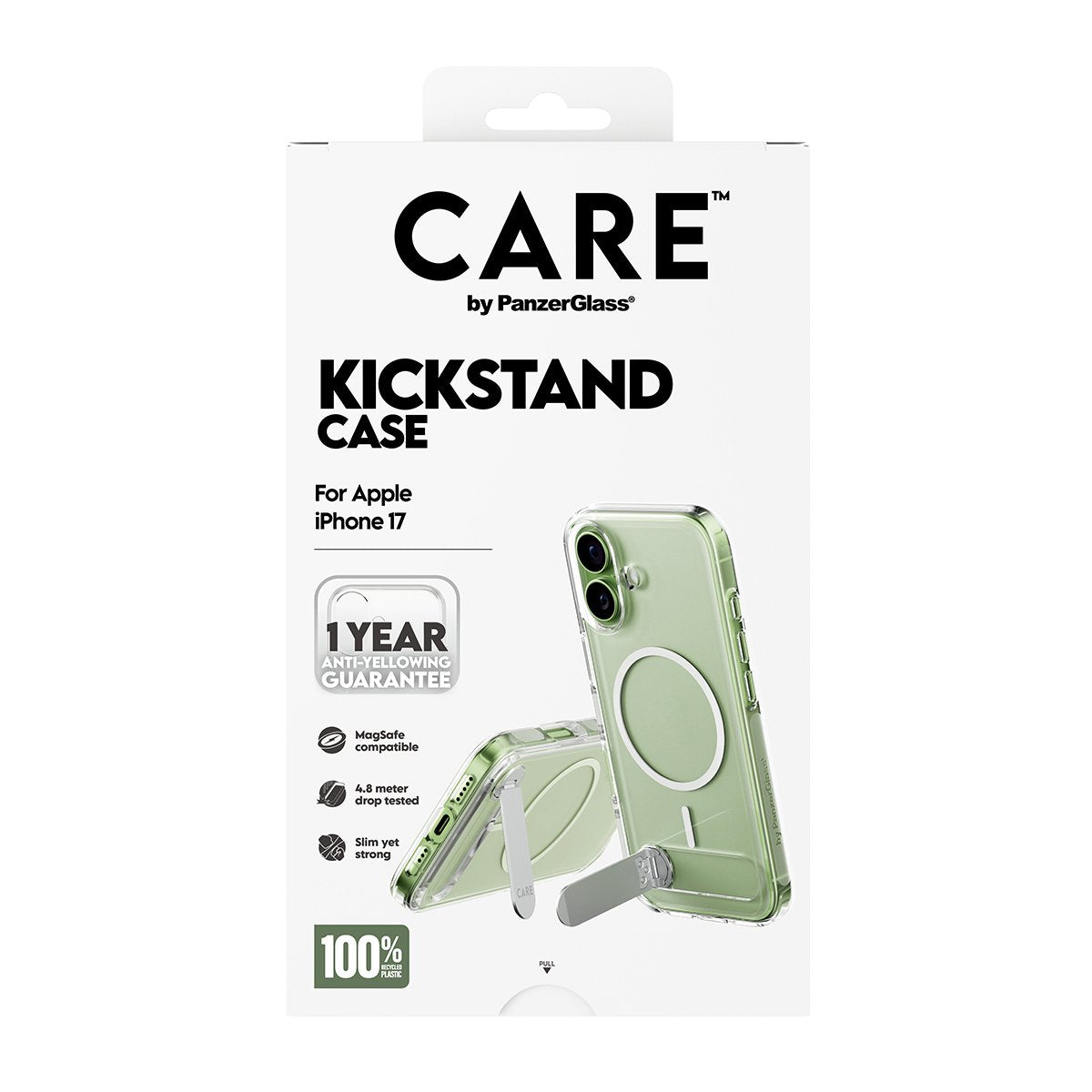 Care Feature Case Clear W. Kickstand Iphone 17