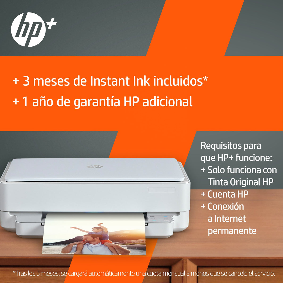 EAN 0195161624940 - HP ENVY 6022e AiO Printer Inyección de tinta térmica A4 4800 x 1200 DPI 10 ppm Wifi imagen 7