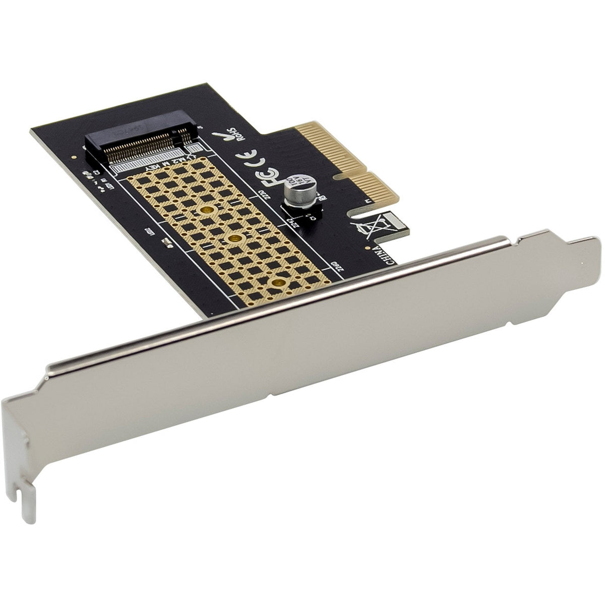 Inline Pcie Tarjeta A 1x Interno Nvme M.2 Key M - Pcie X4