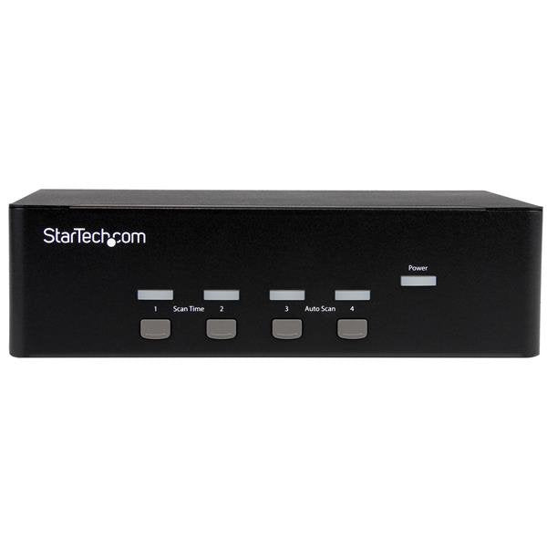 Startech Conmutador Kvm 4 Puertos Vga Dobles Usb