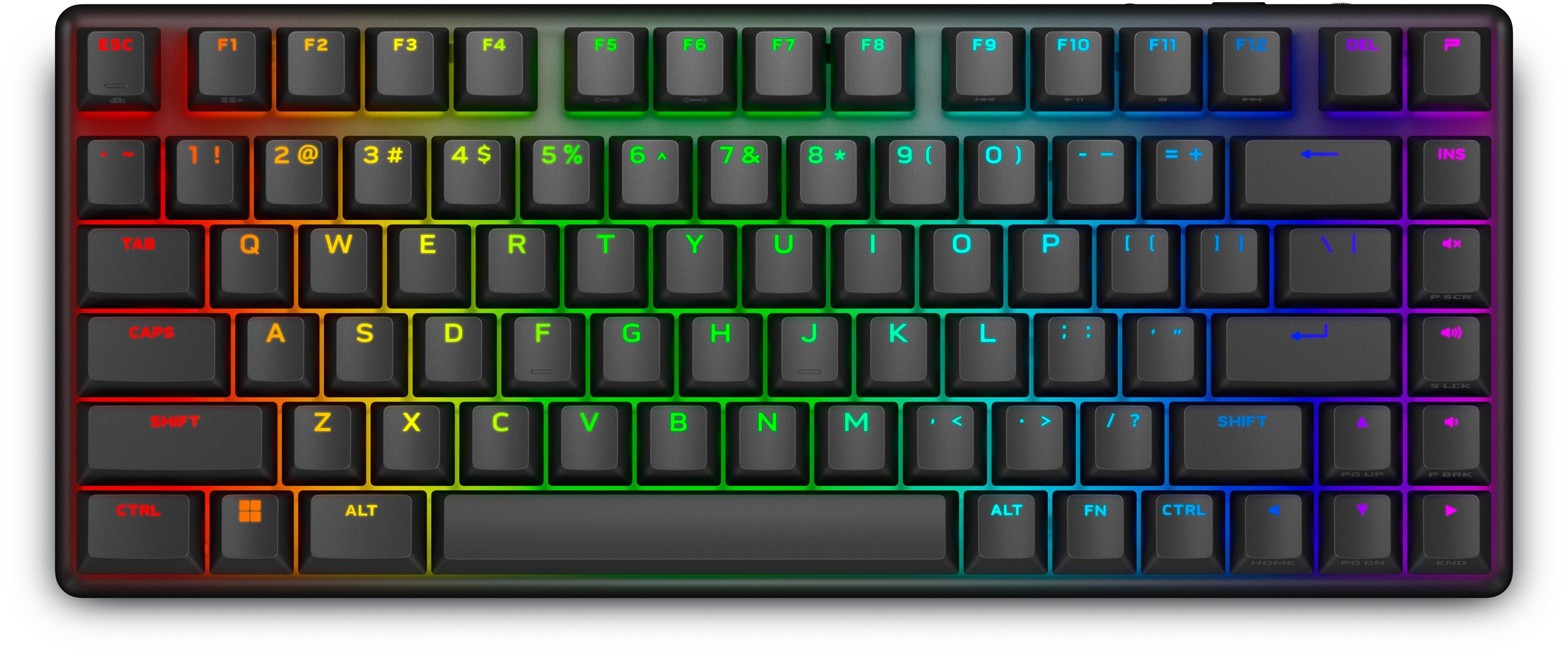 Teclado Ingles Alienware Pro Wireless Gaming Usb + Rf Wireless + Bluetooth Negro