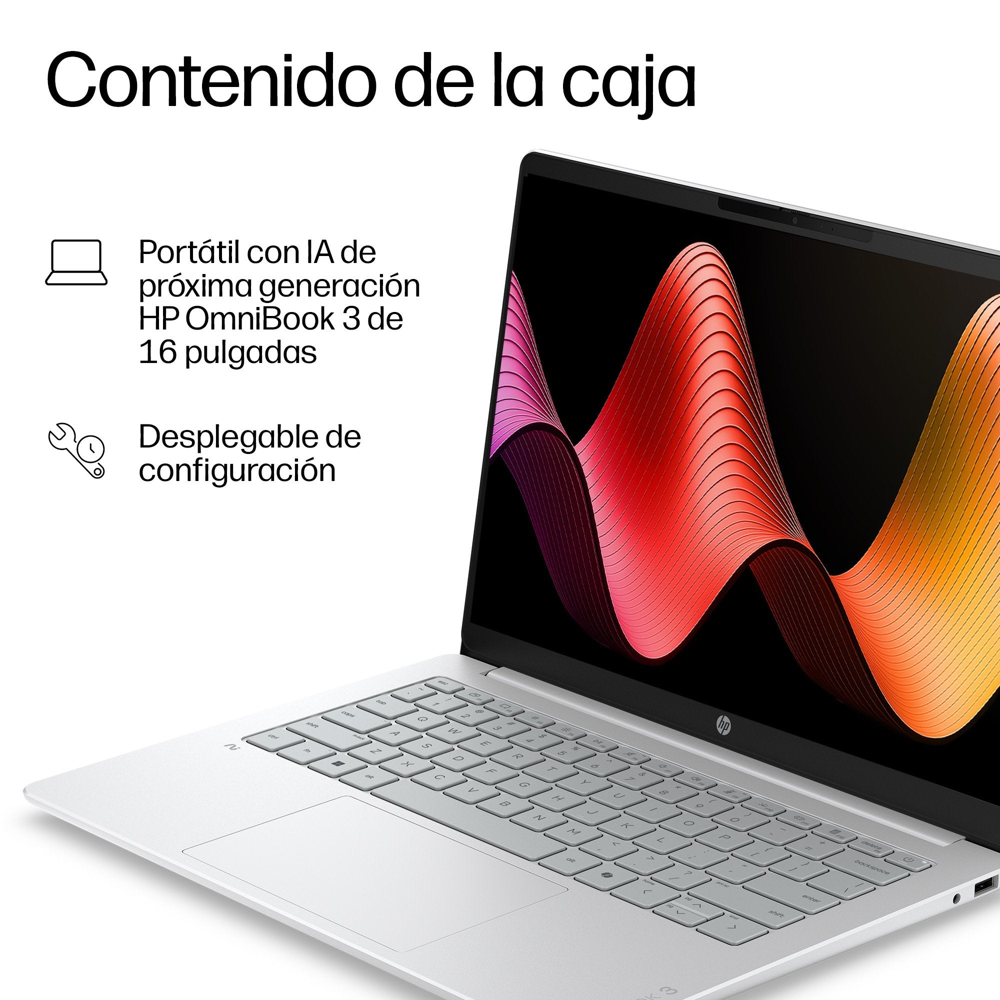 EAN 0199896514293 - HP OmniBook 3 Laptop Next Gen AI 16-bs0012ns Copilot+ PC Intel Core Ultra 7 Portátil 40,6 cm (16") 2K 24 imagen 6