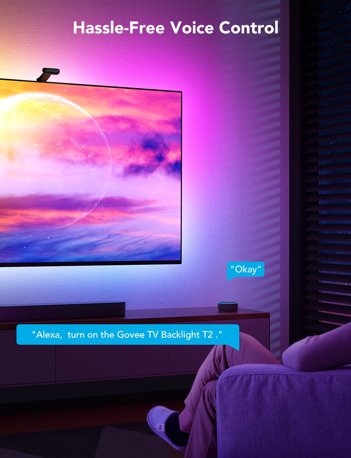 Govee H605c (75-85") Envisual Tv Backlight T2 With Dual Cameras