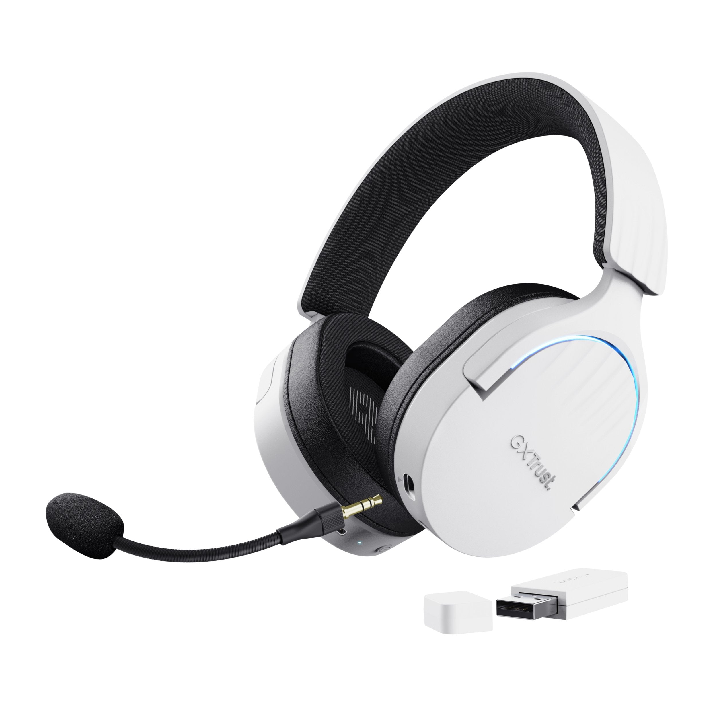 EAN 8713439253047 - Trust GXT 491W FAYZO Auriculares Inalámbrico y alámbrico Diadema Juego USB Tipo C Bluetooth Negro, Blanco imagen 1