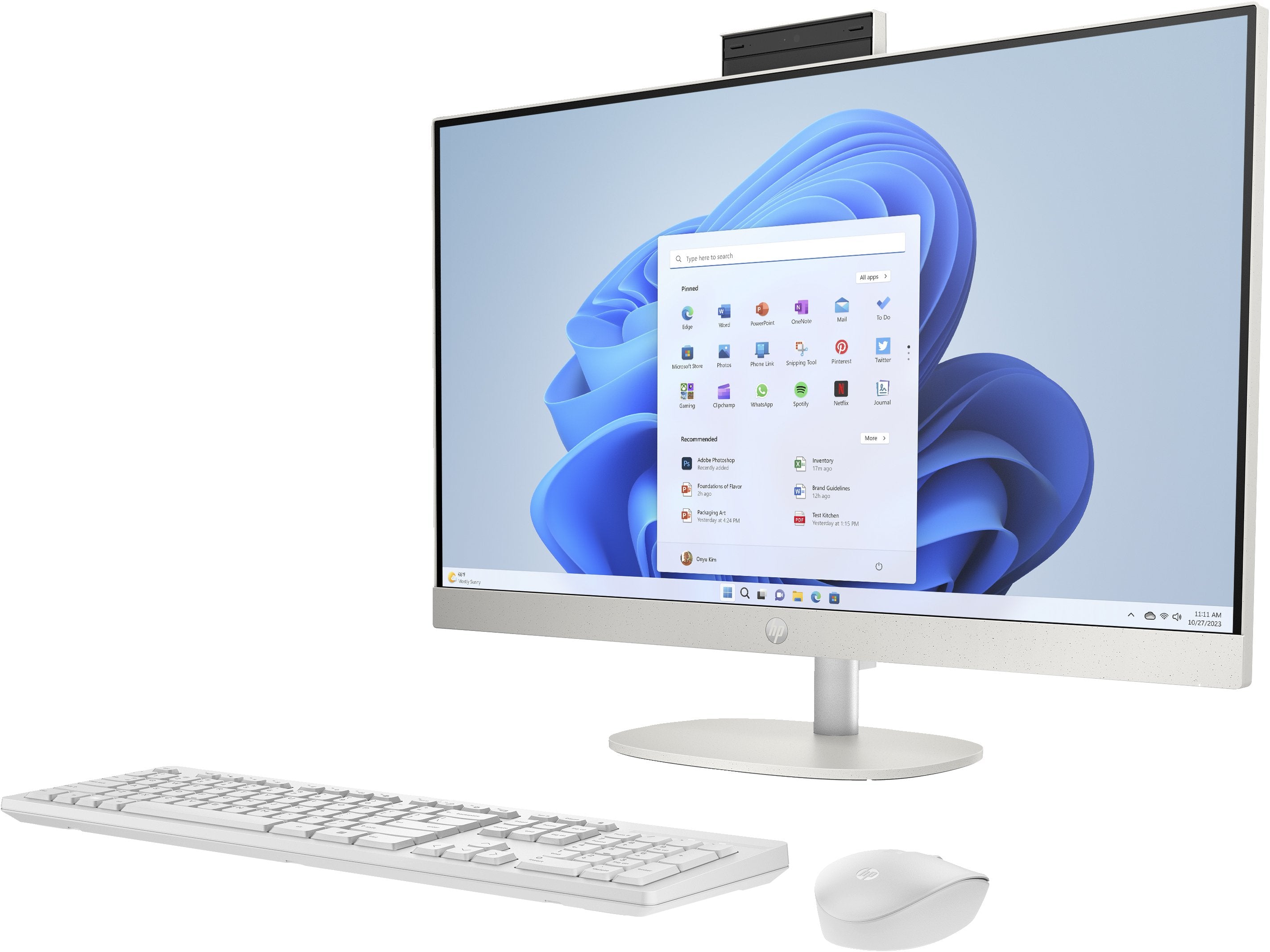 EAN 197497758795 - HP 27-cr0027ns AMD Ryzen™ 5 7520U 68,6 cm (27") 1920 x 1080 Pixeles PC todo en uno 16 GB LPDDR5-SDRAM 512 imagen 2