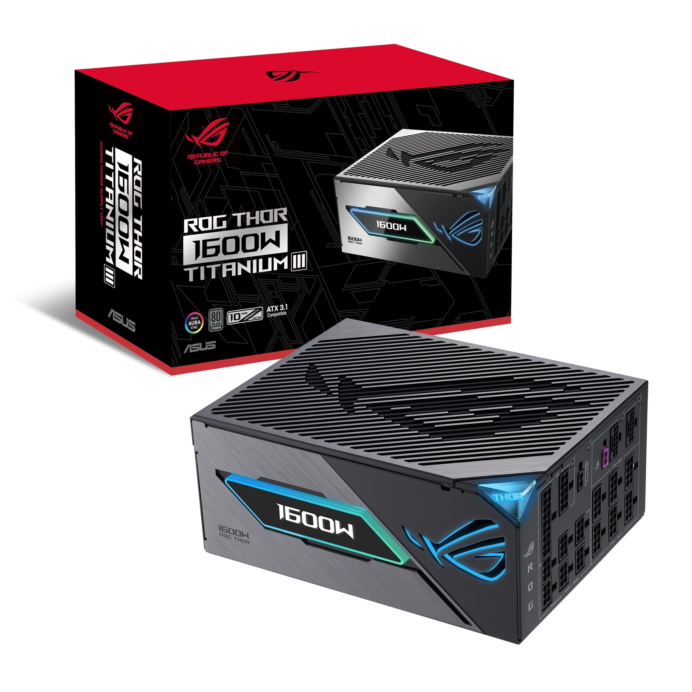 EAN 4711387610299 - ASUS ROG -THOR-1600T3-GAMING unidad de fuente de alimentación 1600 W 20+4 pin ATX ATX Gris imagen 18