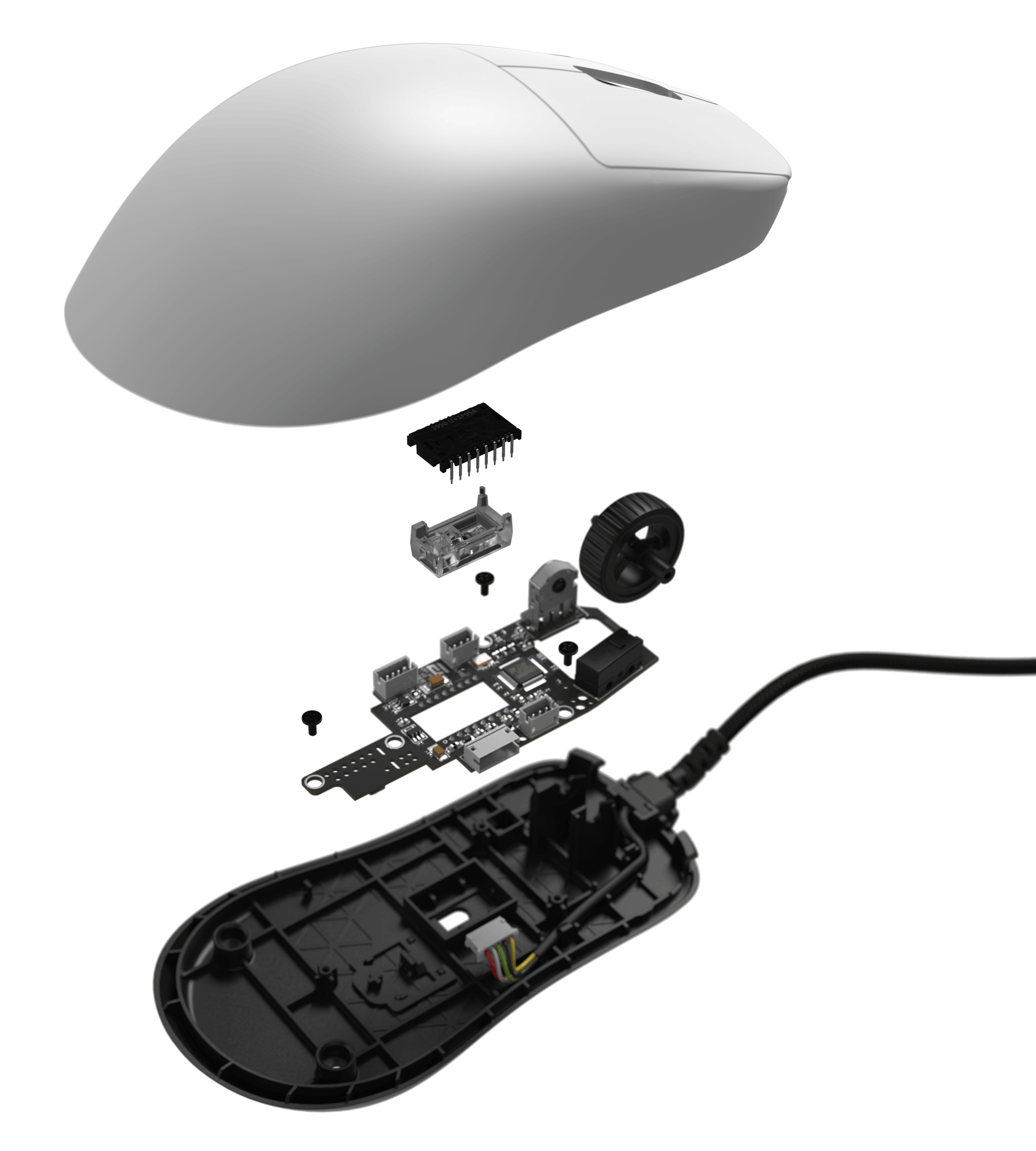 Endgame Gear Op1 8k V2 Gaming-Ratón, 8.000hz - Blanco