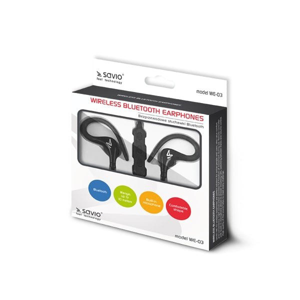Auriculares Inalámbricos Bluetooth Savio We-03