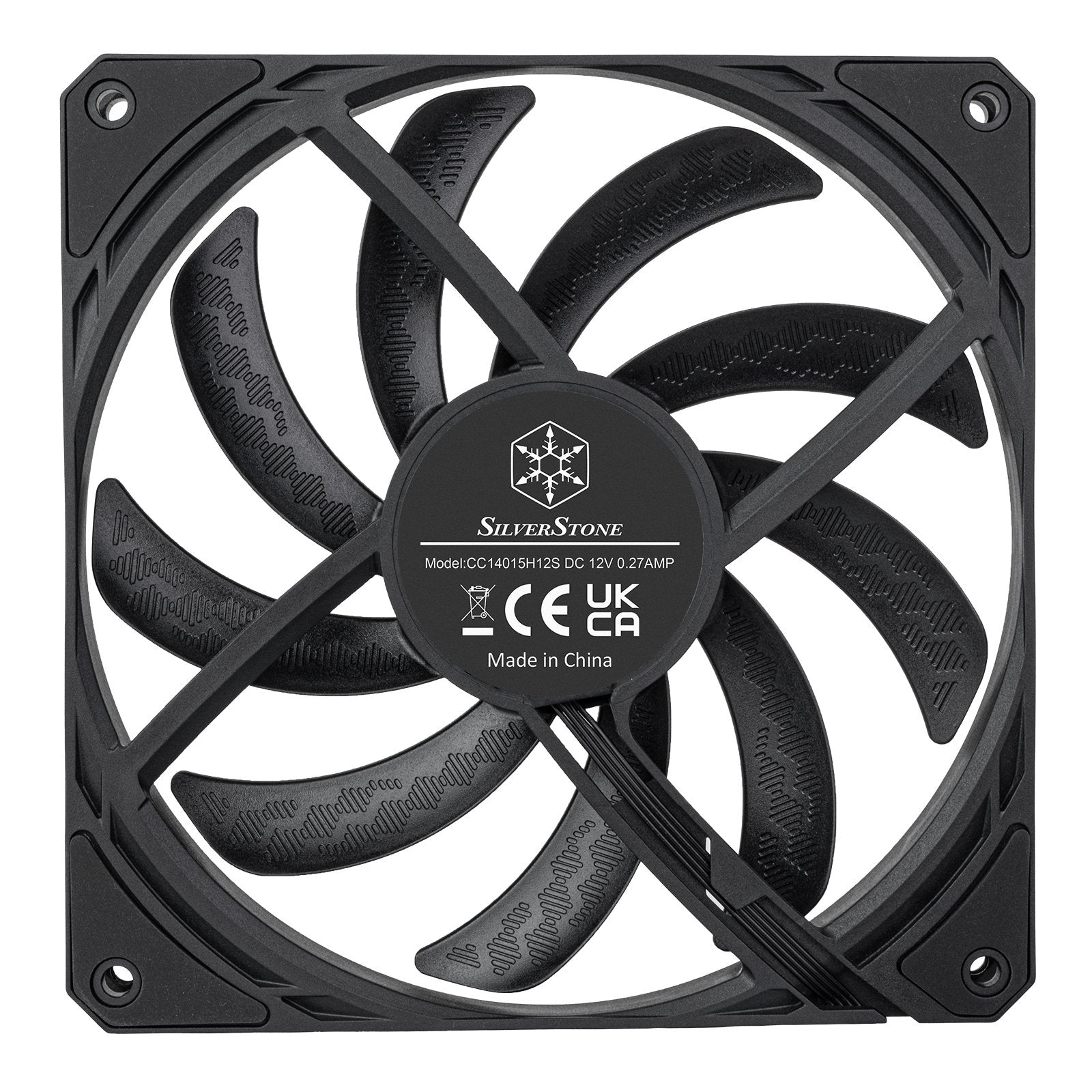 Ventilador Pc Silvermone Sm-As140b Pwm Negro