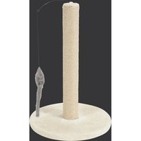 Zolux Poste Rascador De Sisal, Poste Con Juguete, 63cm, Color Beige