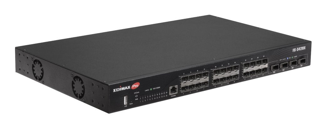 EAN 4717964705181 - Edimax FS-5428X switch Gestionado L2+ 1U Negro imagen 3