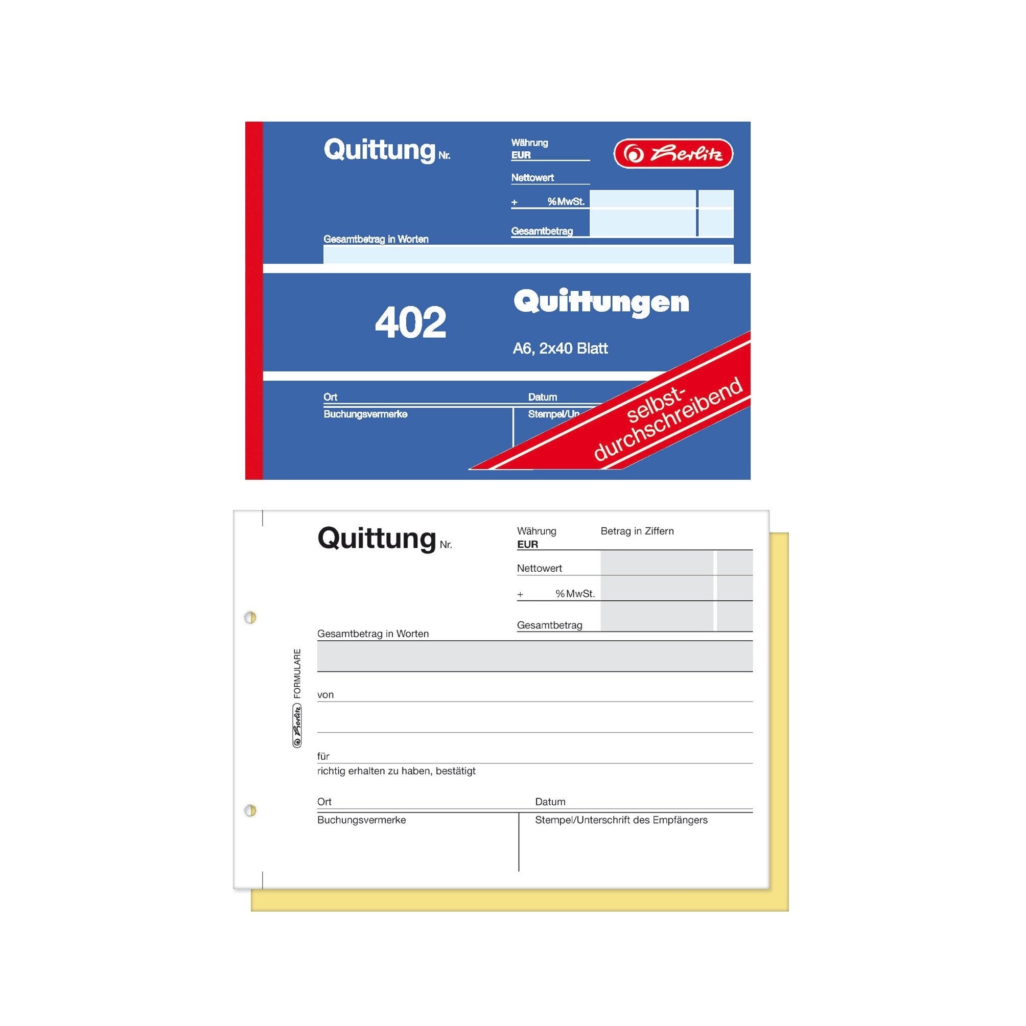 EAN 4008110886626 - Herlitz 886622 formulario comercial imagen 1