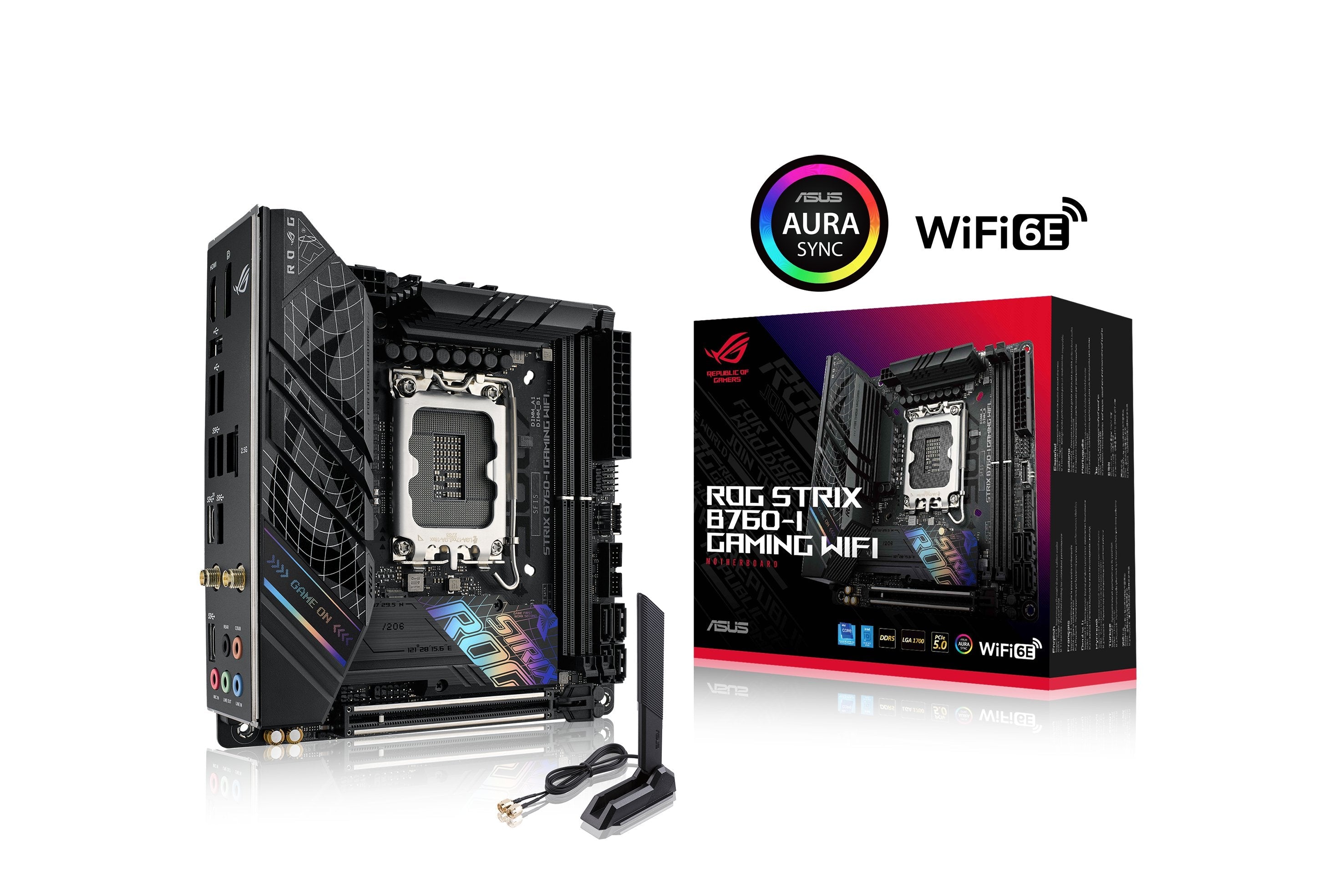Placa Base Asus 1700 Rog Strix B760-I Gaming Wifi 90mb1d90-M0eay0