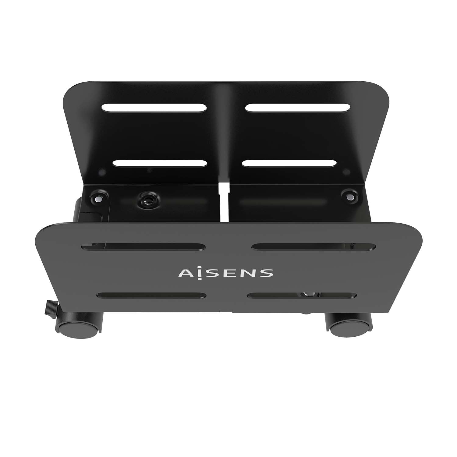 Aisens Soporte Metálico Ajustable De Suelo Para Cpu, Negro