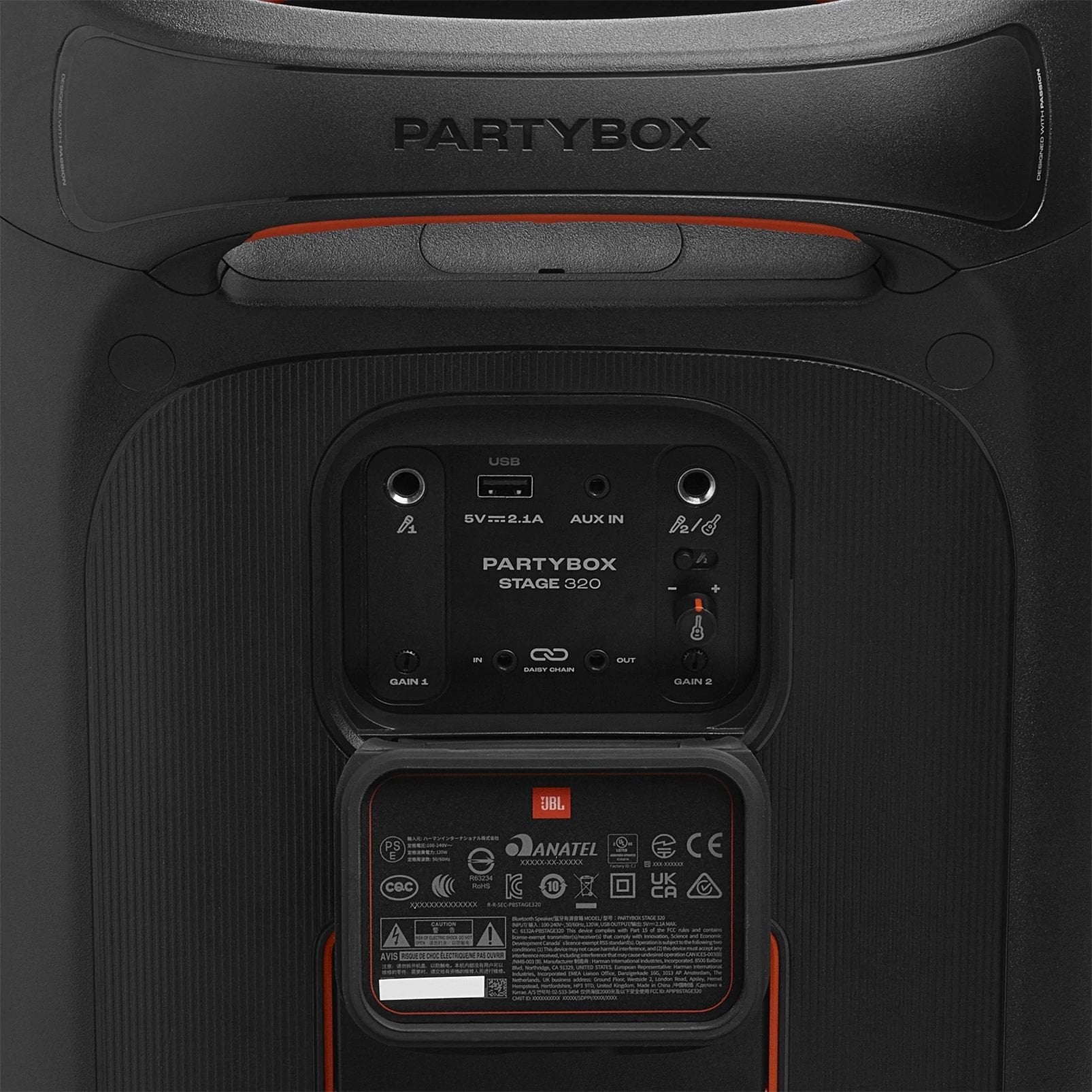 EAN 1200130008764 - JBL PartyBox STAGE 320 Altavoz para fiestas Negro 240 W imagen 6
