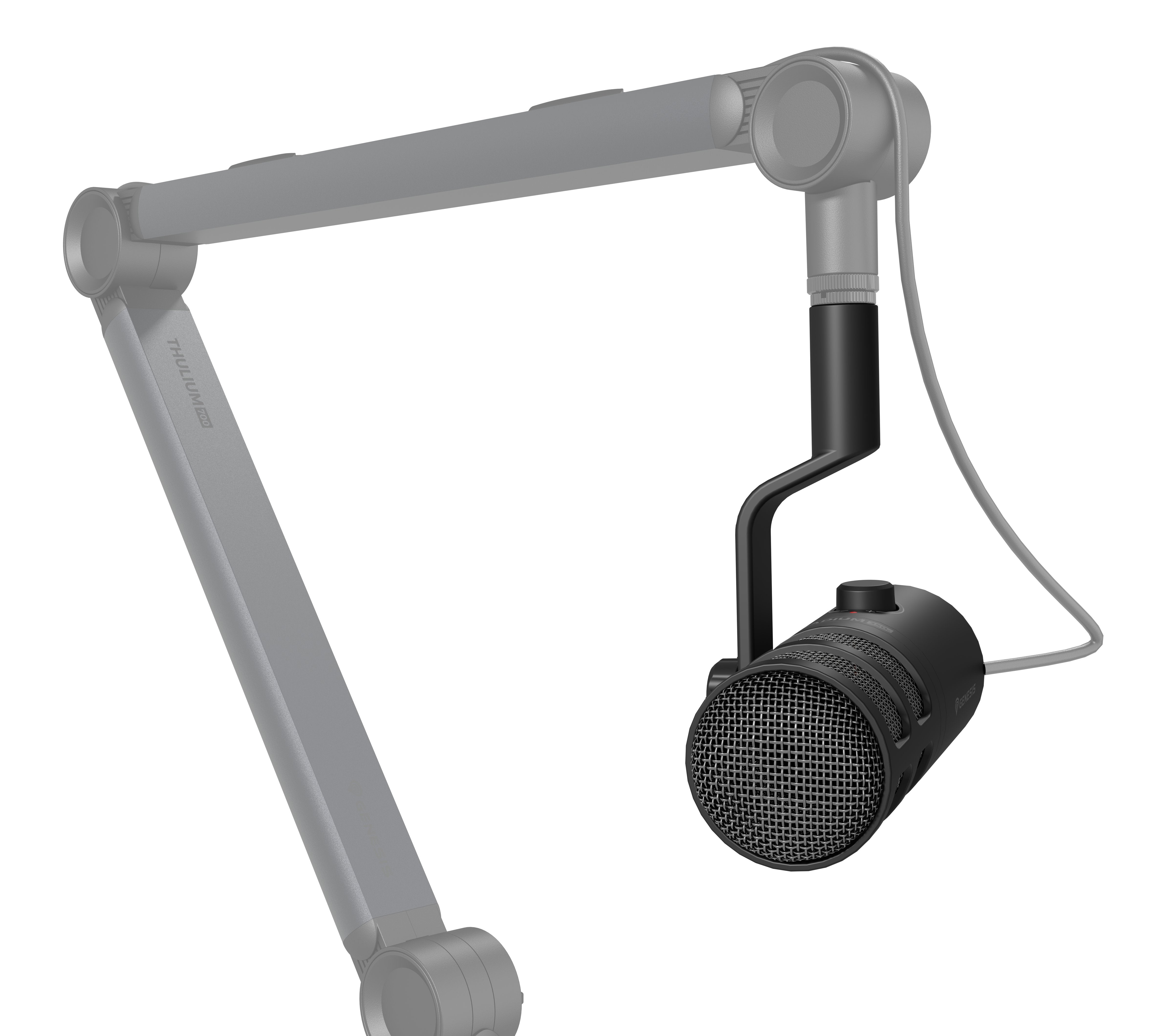 Microfono Genesis Radium 350d Condensador Cardiode Dinamico Usb Sobremesa