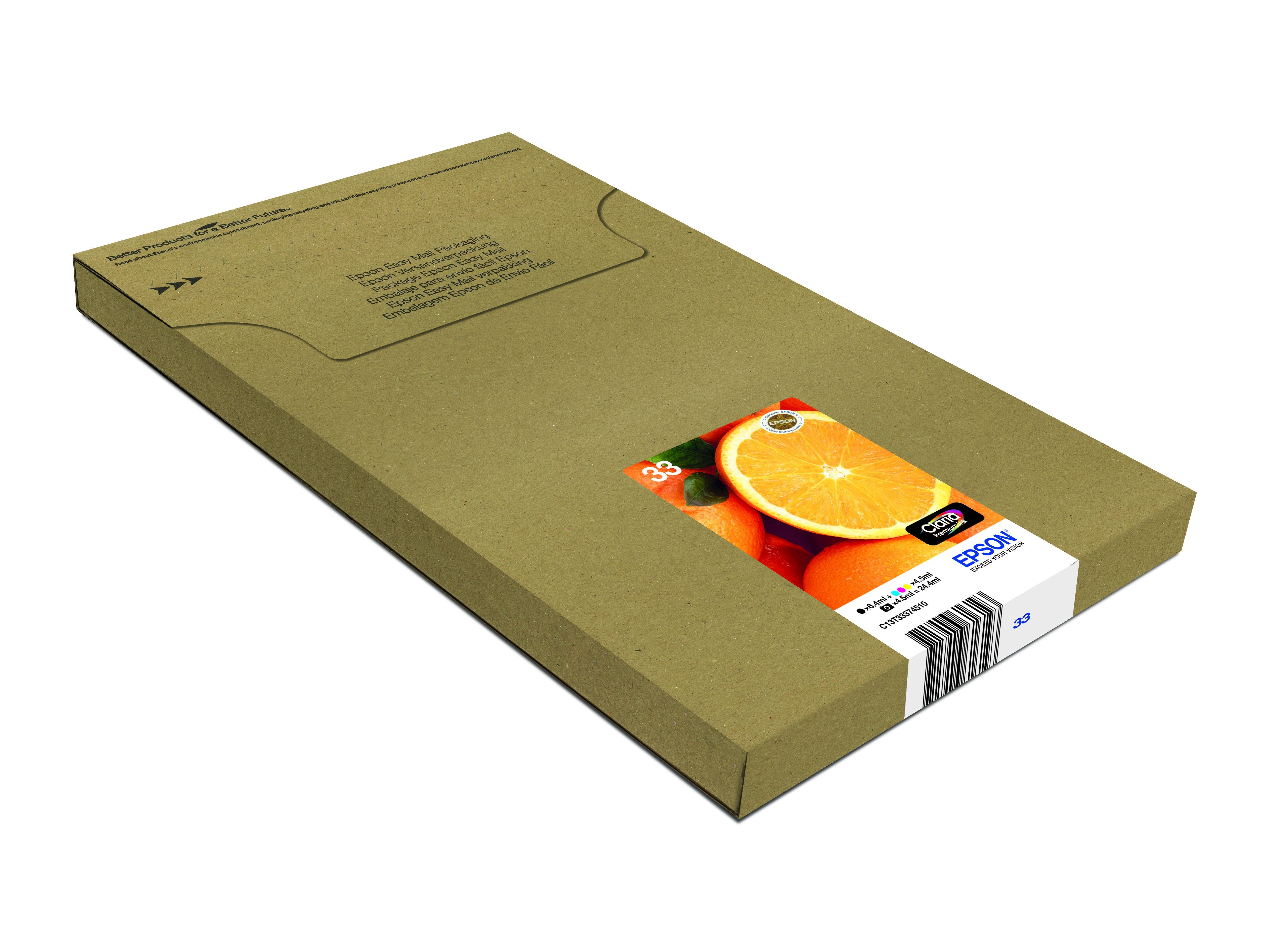 EAN 8715946616193 - Epson Oranges C13T33374510 cartucho de tinta 1 pieza(s) Original Rendimiento estándar Negro, Foto negro, imagen 12