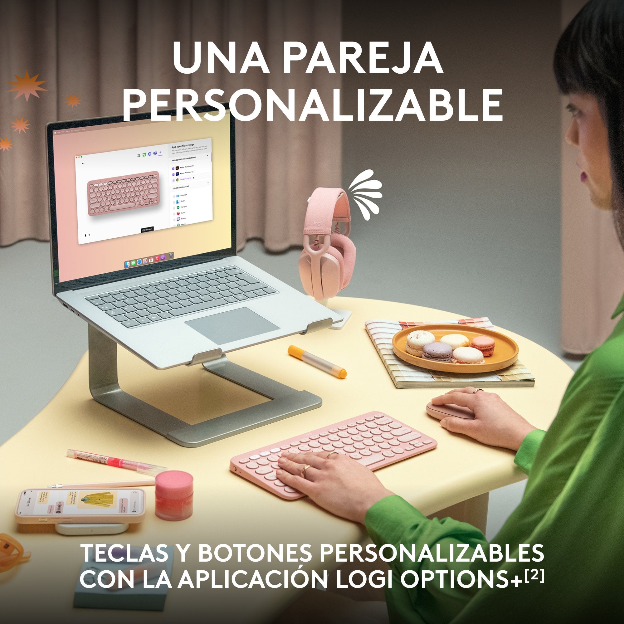 Teclado Español Logitech Pebble 2 Combo Ratón Incluido Universal Rf Wireless + Bluetooth Qwerty Grafito