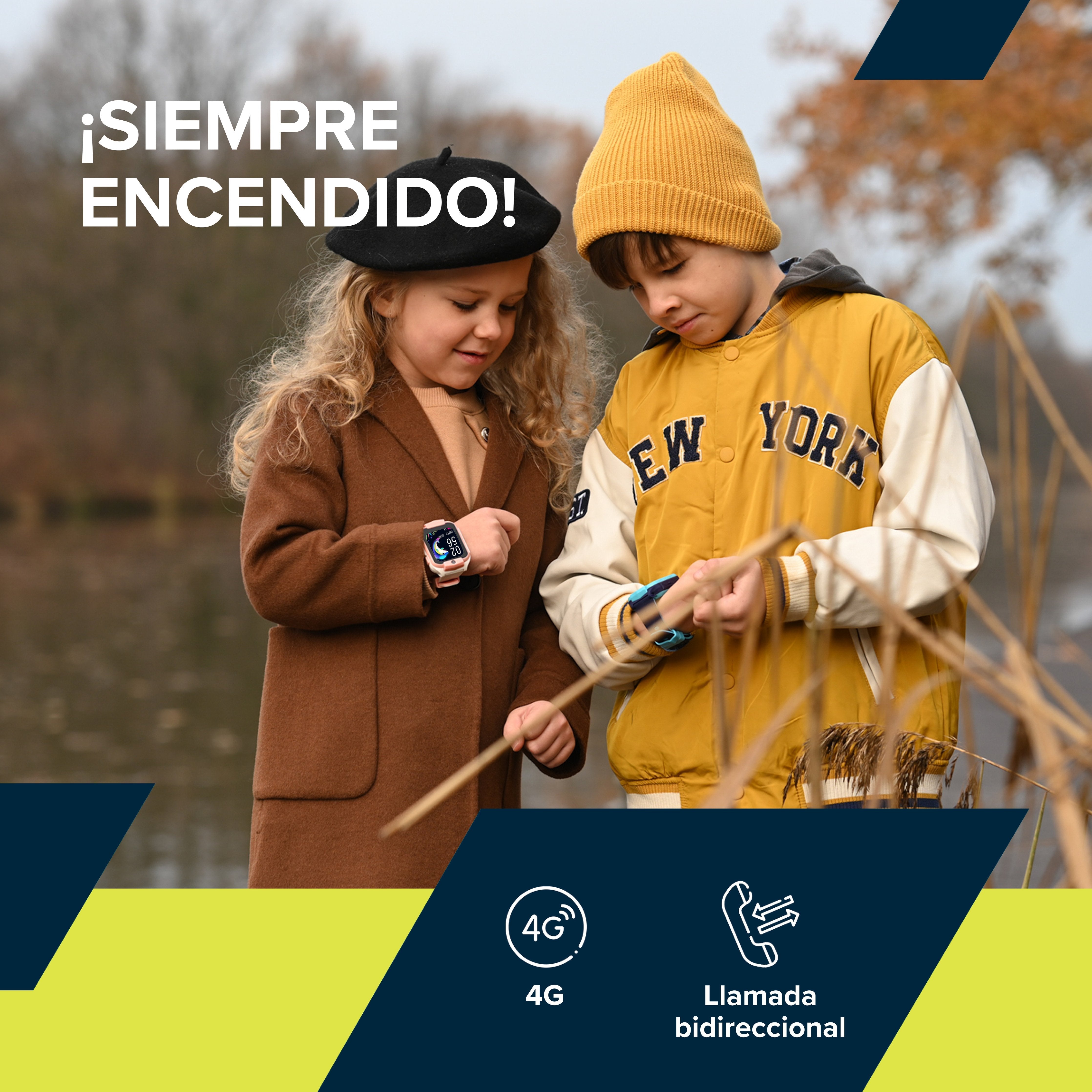 Smartwatch Canyon Cindy Kw-41 Yellow Black