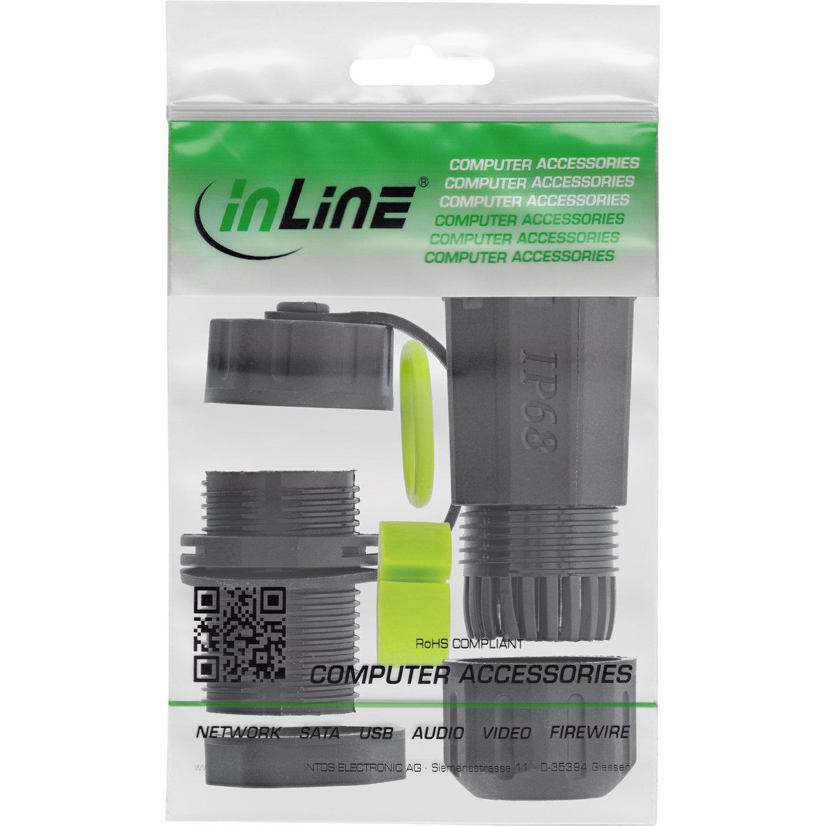 Adaptador Usb-C Inline®, Mini, Ip68, Blindado, 2 Tomas Usb-C