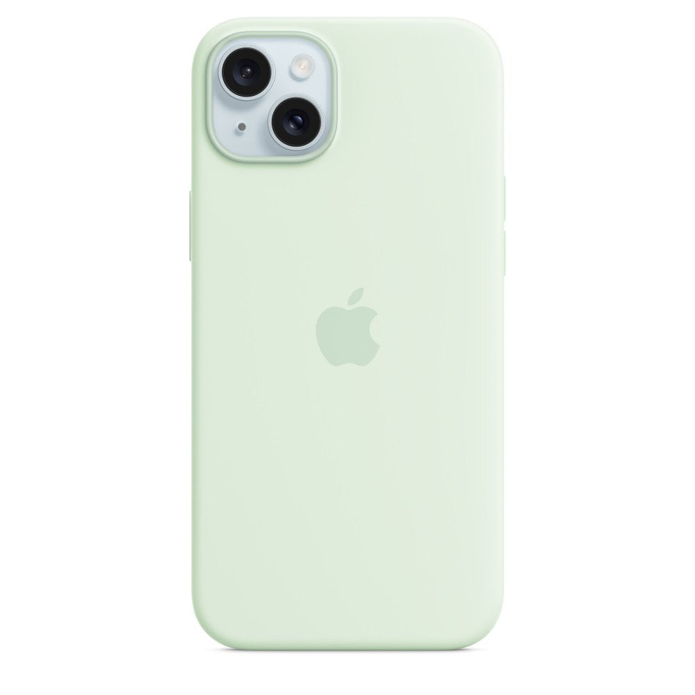 Funda Iphone 15 Plus Silicone Case With Magsafe - Soft Mint