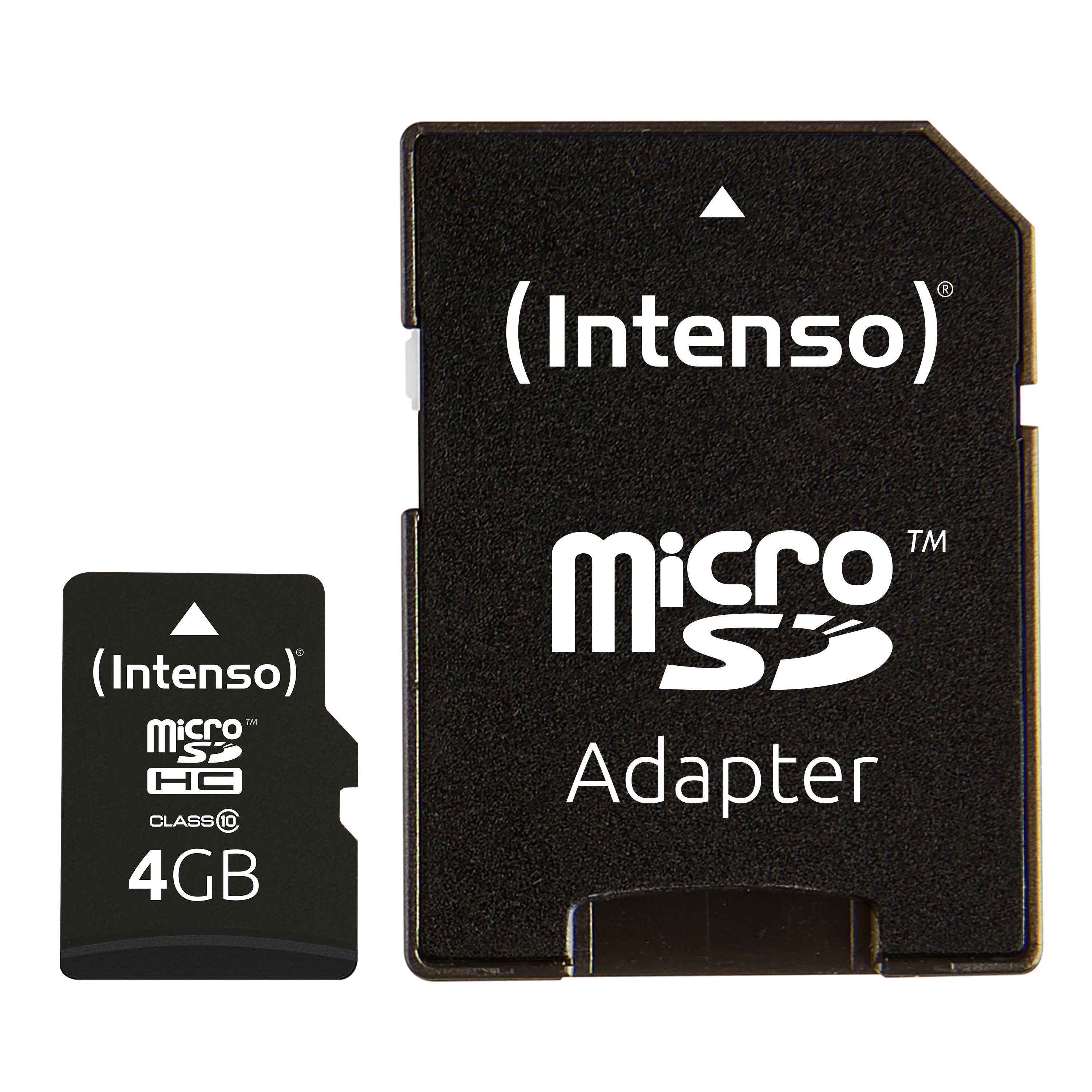 Intenso Micro Sd 4gb Clase10 Con Adaptador