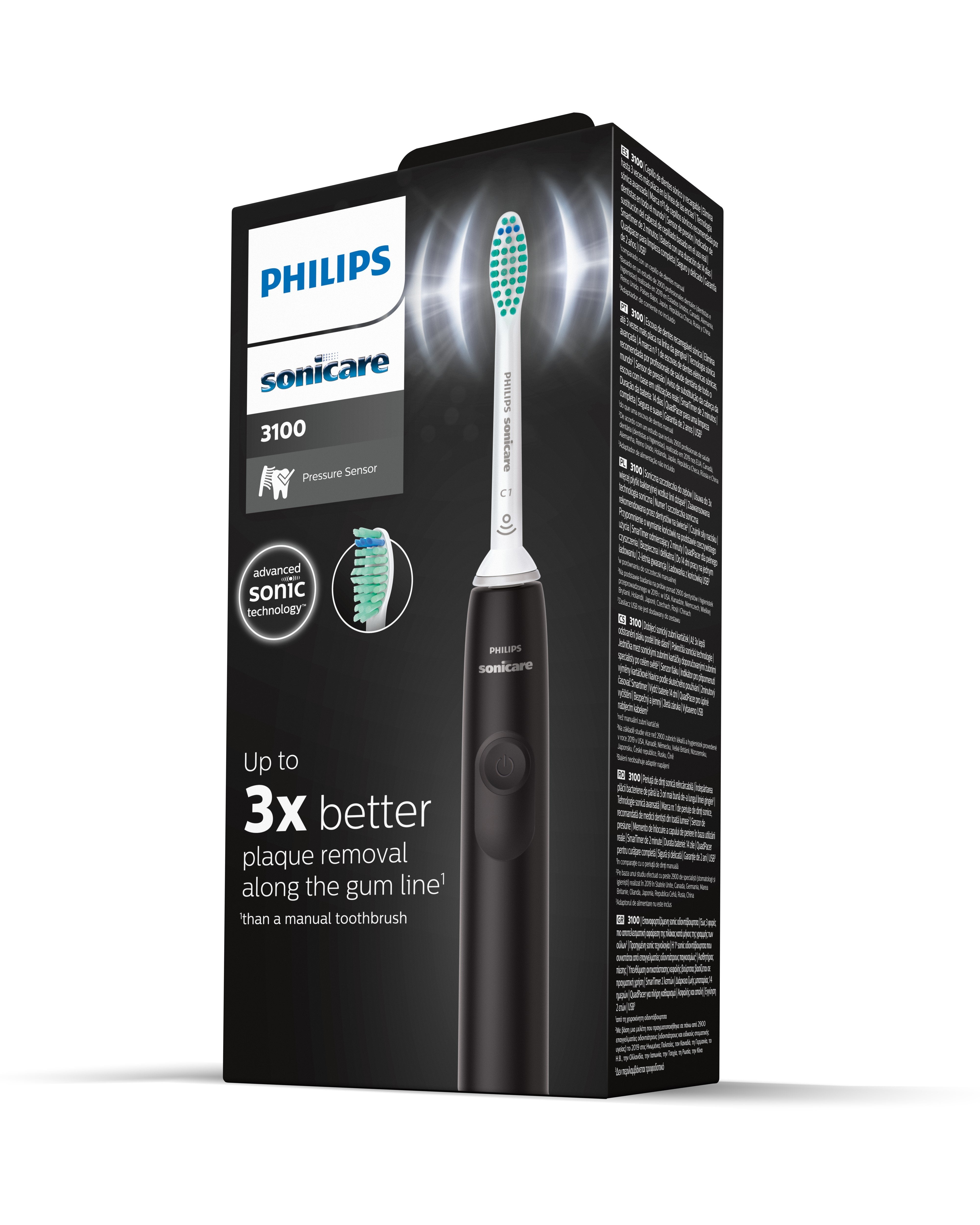 EAN 8710103985587 - Philips 3100 series HX3671/14 cepillo eléctrico para dientes Adulto Cepillo dental sónico imagen 6