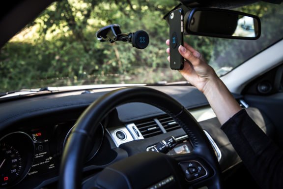 Mobilis 044006 Soporte Teléfono Móvil/Smartphone, Navegante Negro Soporte Pasivo