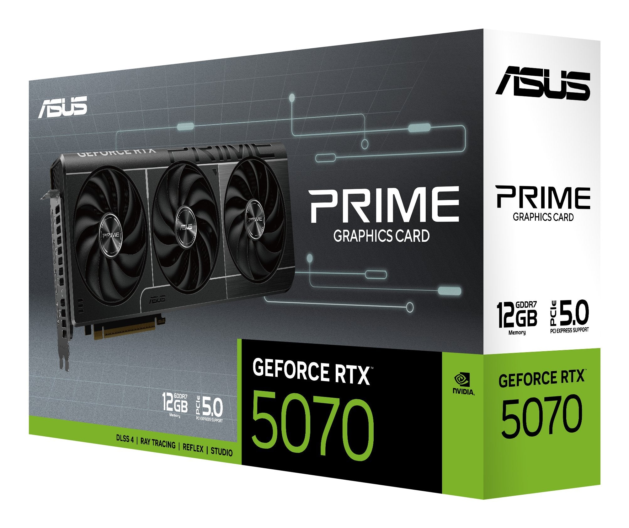Asus Prime -Rtx5070-12g Nvidia Geforce Rtx 5070 12 Gb Gddr7