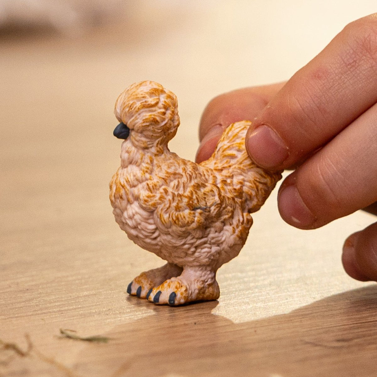 Figura De Juguete De Gallina Silkie De Schleich Farm World 14891