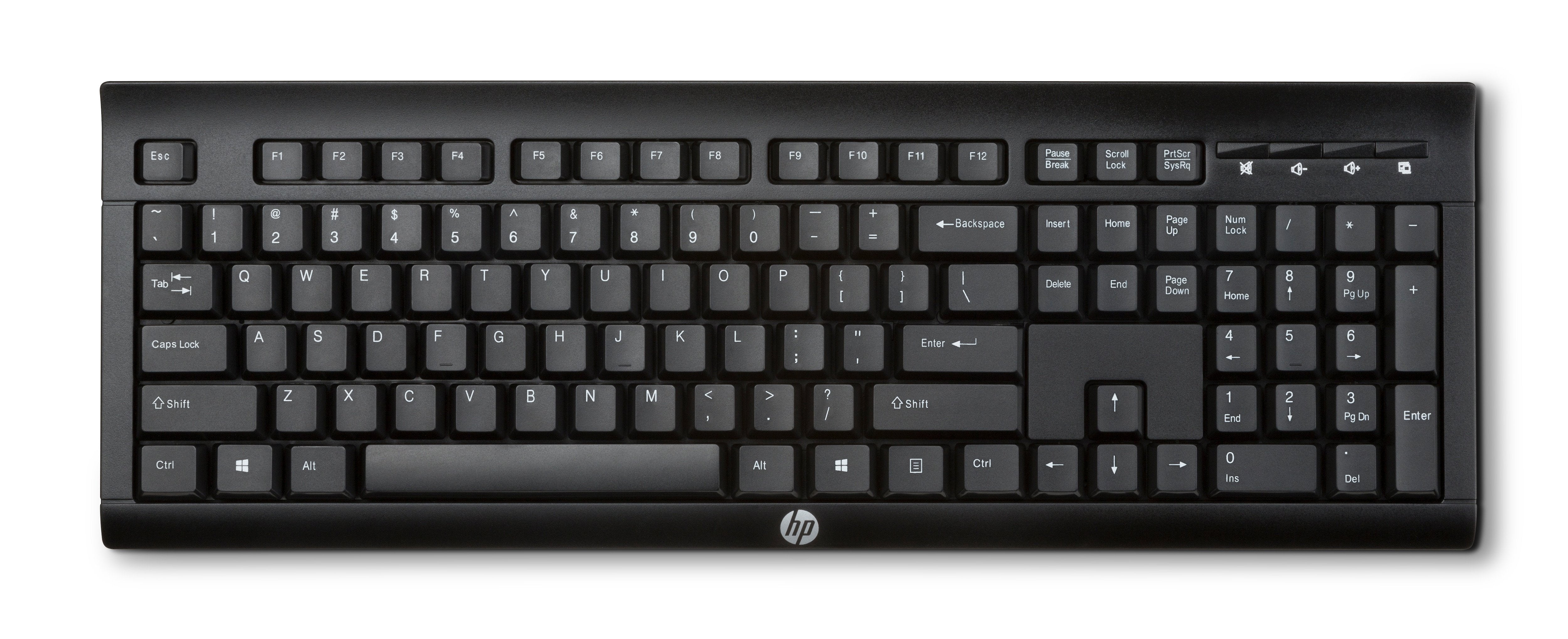 EAN 5715063430224 - HP K2500 Wireless Keyboard teclado Hogar RF inalámbrico Negro imagen 1