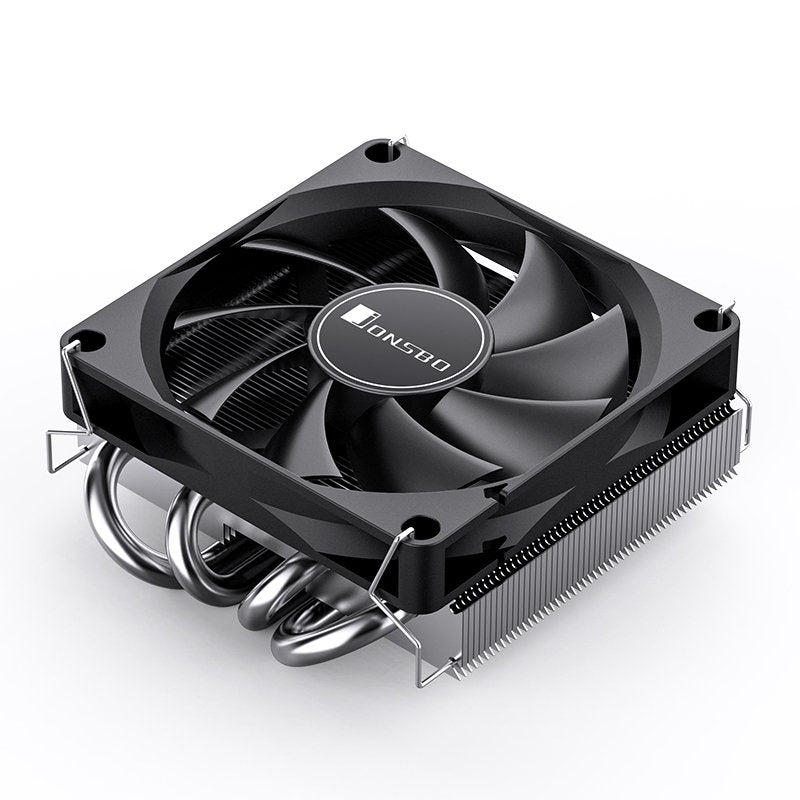 K Jonsbo Hp-400s Cpu Disipador, Top Blower, Low Profile, 40mm Altura - 90mm, Negro