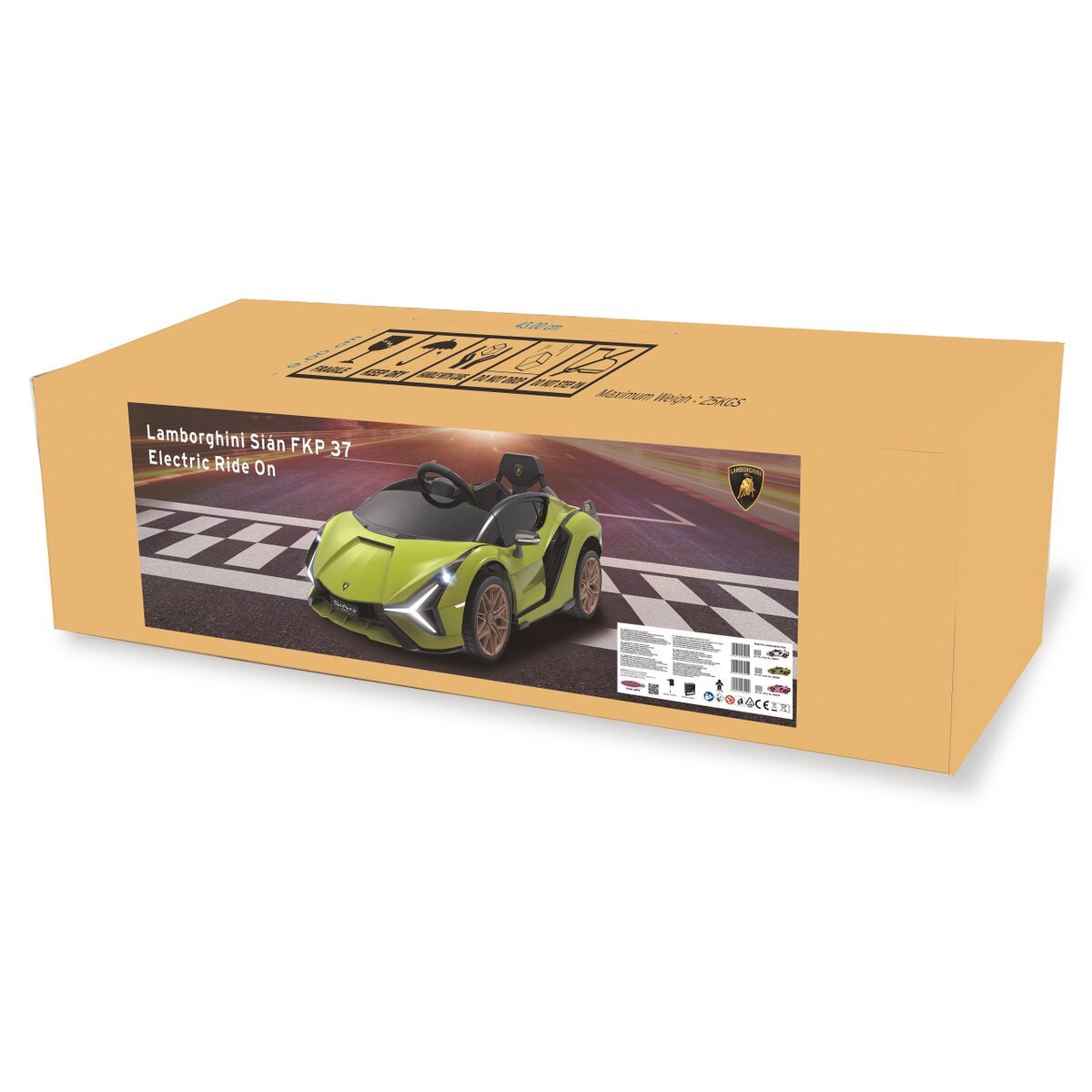 Jamara Ride-On Lamborghini Sian Verde 37 Mhz 3+