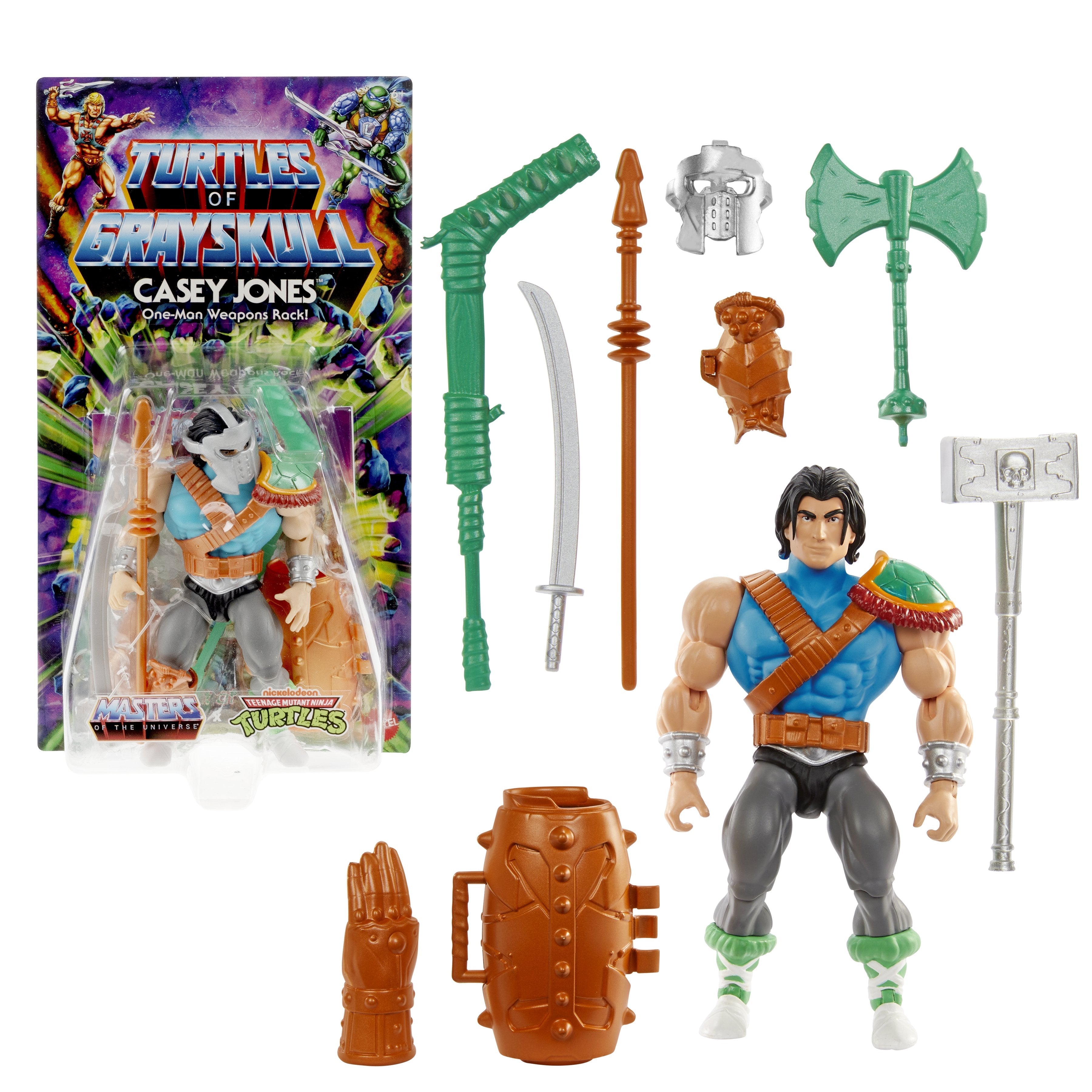 EAN 0194735190225 - Masters of the Universe Origins Turtles Grayskull Casey Jones imagen 6
