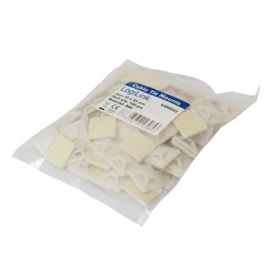 Logilink Kab0043 Presilla Acrilonitrilo Butadieno Estireno (Abs) Marfil 100 Pieza(S)
