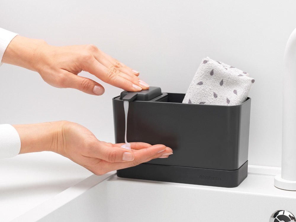 Brabantia Sink Organizer Set Dark Grey