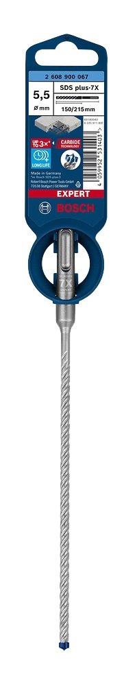 Bosch Powertools Expert Broca Sds-Plus-7x, Ø 5,5mm (Arbeitslänge 150mm) 2608900067